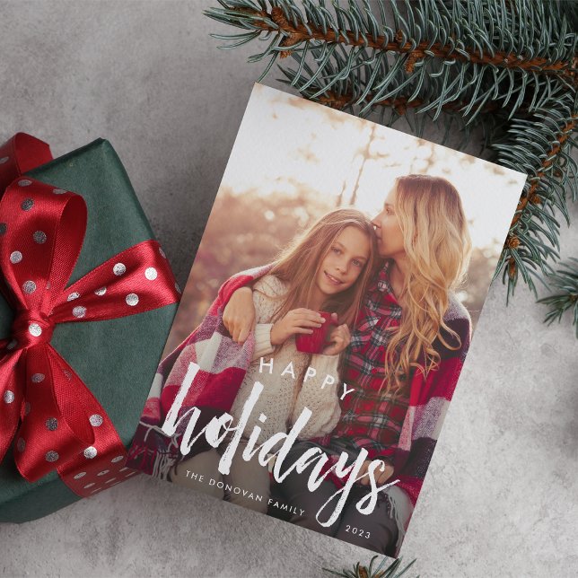 Superposition esquissée | Carte de vœux de vacance (Créateur téléchargé)