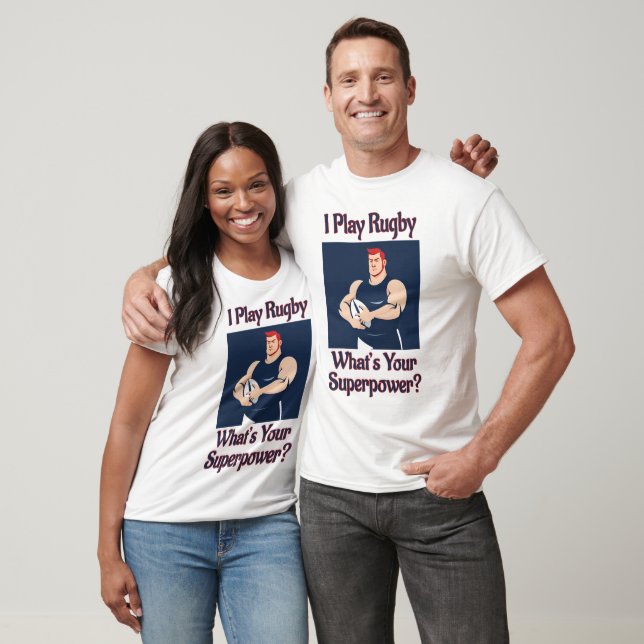 Superpuissance de rugby - T-shirt Rugby Unisex (Unisexe)