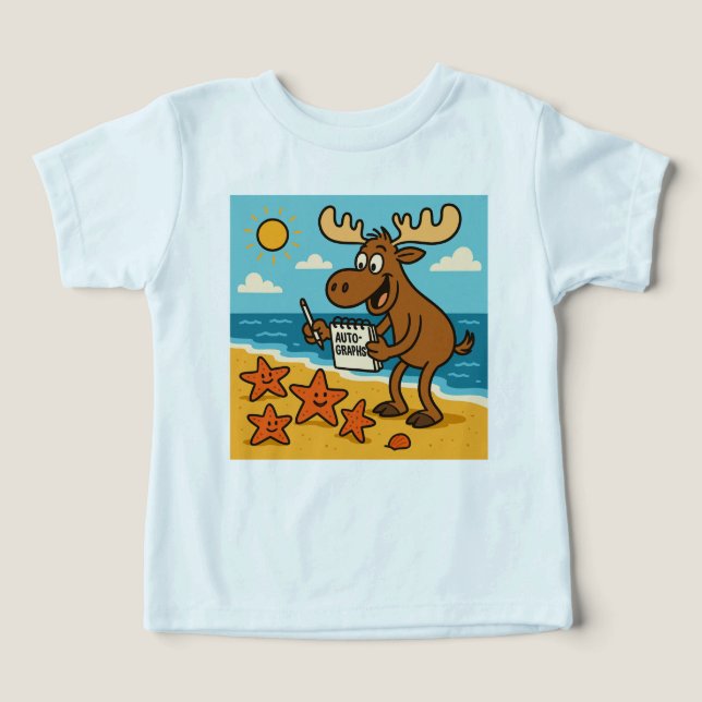 Superstar d'étoiles de mer – T-shirt de plage de c (Design Recto)