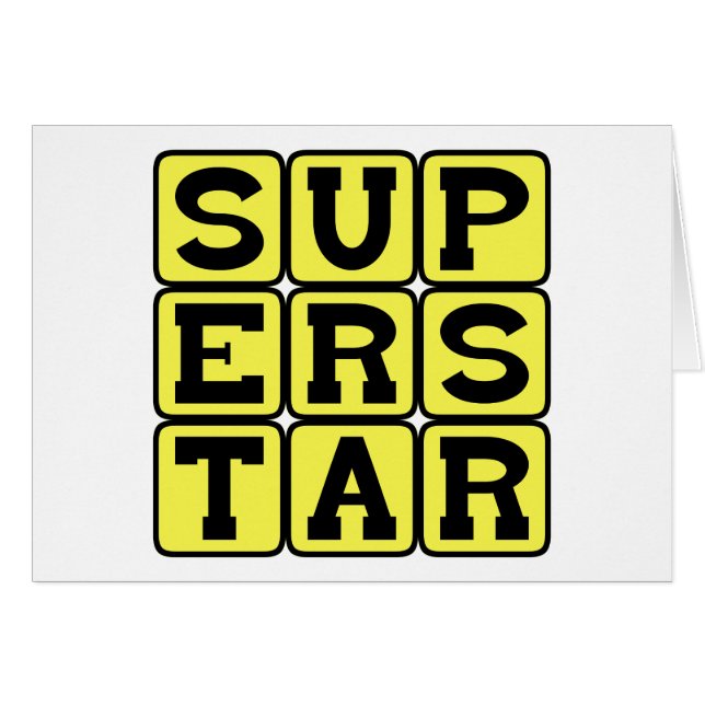 Superstar, Extrêmement Célèbre (Devant horizontal)