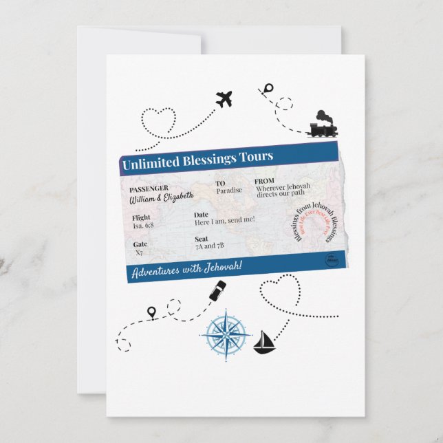 Superviseur de circuit JW et Carte de remerciement (Devant)