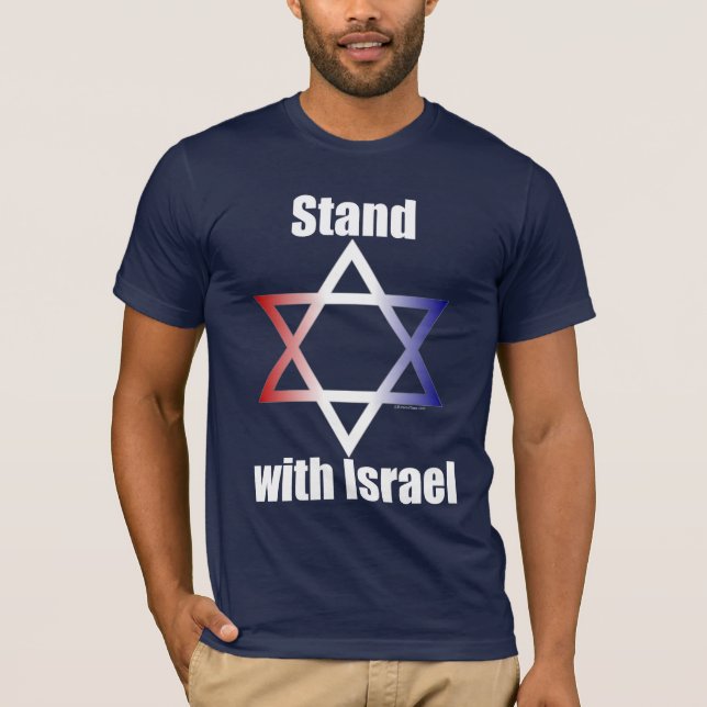 Support avec le T-shirt de l'Israël (Devant)