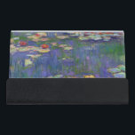 Support Carte De Visite Monet Water Lilies Chef-d'oeuvre Peinture<br><div class="desc">Monet Water Lilies - Ce tableau Monet classique a été peint par Claude Monet en 1916. Il fait partie de sa célèbre collection de nénuphars où il peint dans son jardin à Giverney,  France. Un tableau de chef-d'oeuvre.</div>