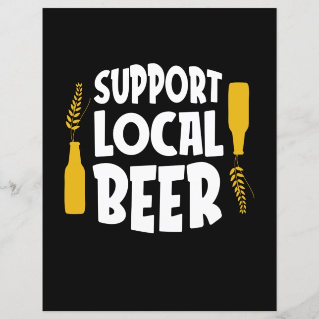 Support de la bière locale (Devant)