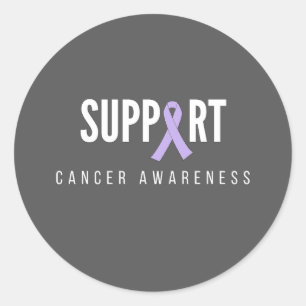 support de la sensibilisation au cancer Stickers