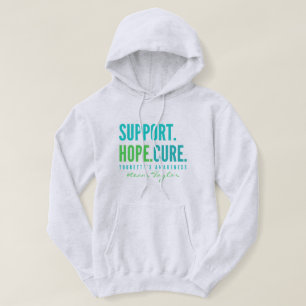support de tourette Nom personnalisé Sweat - shirt