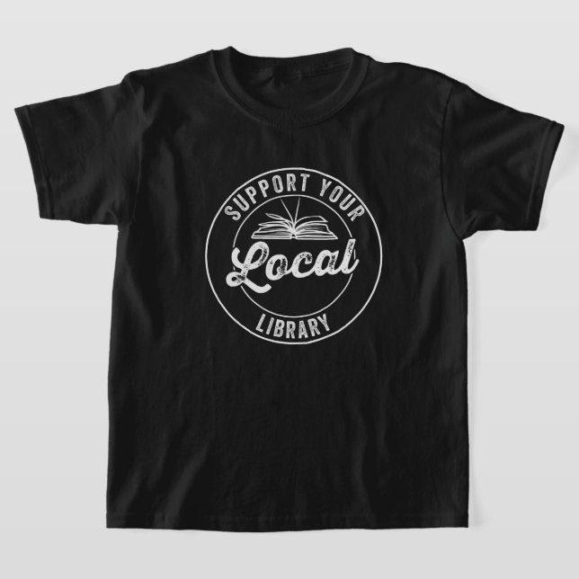 support de votre T-Shirt de bibliothèque locale (Poser)