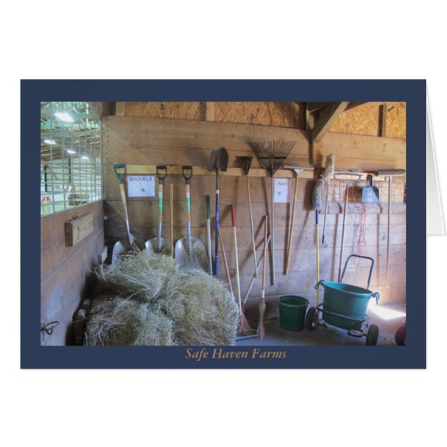 Support d'outil aux fermes d'asile sûr (Devant horizontal)