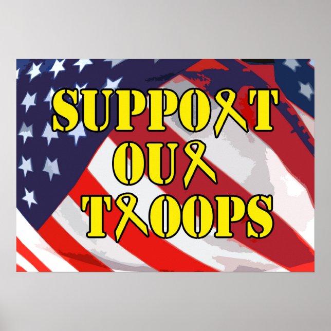 Support Our Troops Poster (Devant)