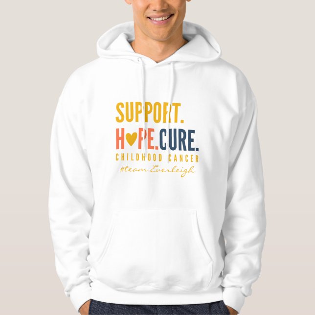 support pour le cancer de l'enfant Sweat - shirt à (Devant)