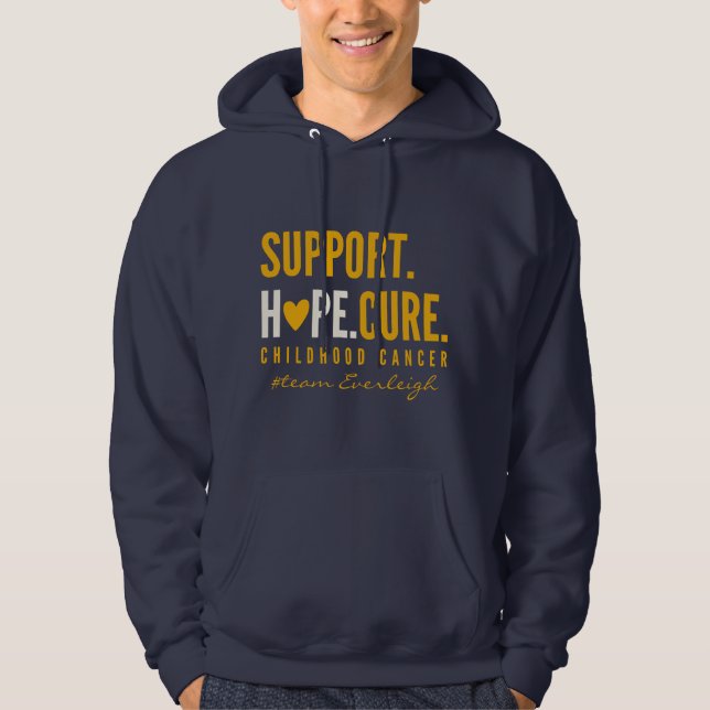 support pour le cancer de l'enfant Sweat - shirt à (Devant)