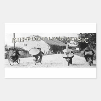 Support Sticker Live Local Music