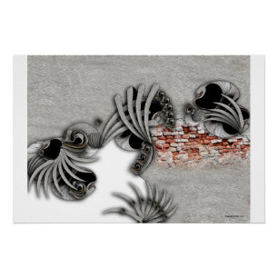 "Supposé émotion", Poster brillant