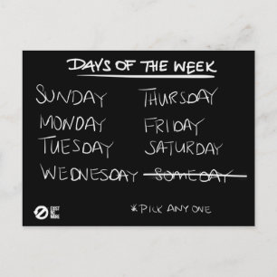 Supprimer une carte postale un jour