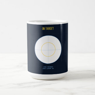Sur la cible — Tasse à café maximaliste des années