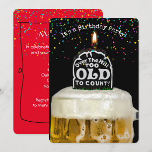 Sur la colline Invitation de fête d'anniversaire