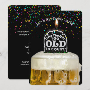 Sur la colline Invitation de fête d'anniversaire