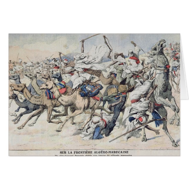 Sur la frontière Algero-Marocaine, un Français (Devant horizontal)