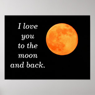 sur la lune - affiche