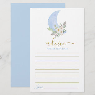 Sur la lune Conseils pour maman d'être carte