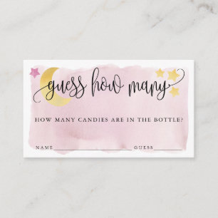 Sur la Lune, Pink Devine Combien de cartes de jeu