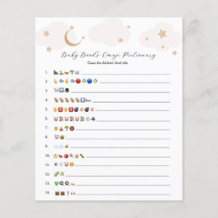 Sur la lune rose livres pour bébés Emoji Jeu