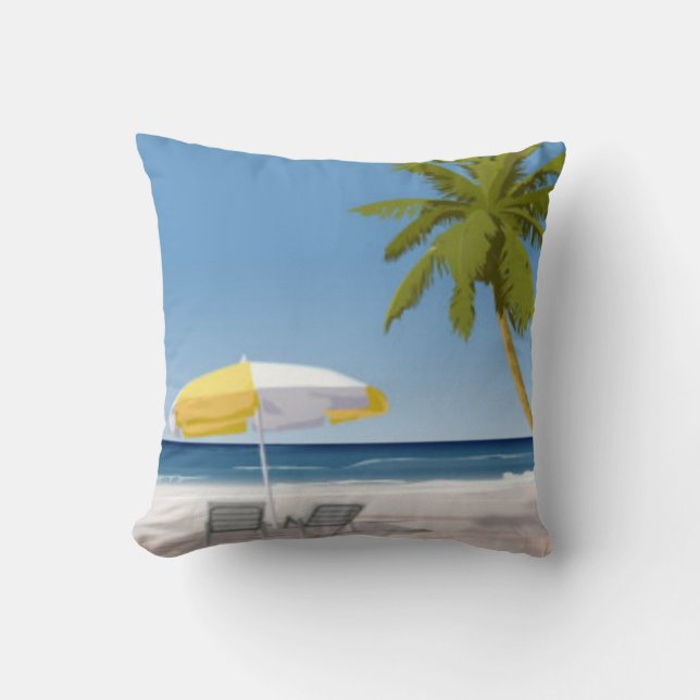 Sur La Plage Des Coussins Américains MoJo (Recto)