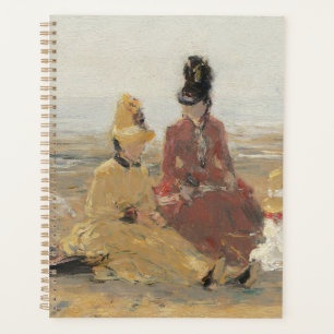 Sur la plage Trouville 1887 par Eugene Boudin