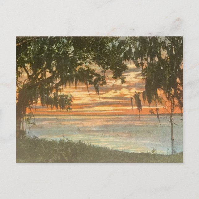 Sur la route avec la carte postale de vacances Lov (Devant)