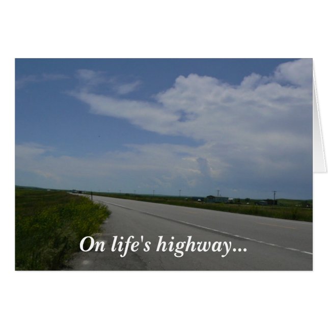 Sur la route de la vie… (Devant horizontal)