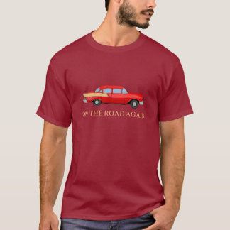 Sur la route de nouveau, vieille voiture, T-shirt