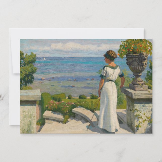 Sur la terrasse | Paul Fischer (Devant)