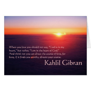 Sur l'amour - le prophète par Kahlil Gibran