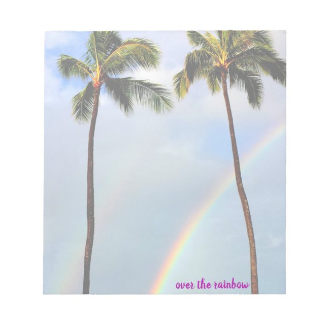 sur l'arc-en-ciel - bloc-notes (Devant)