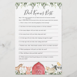 Sur Le Baby shower Agricole Papa Connaît Le Meille