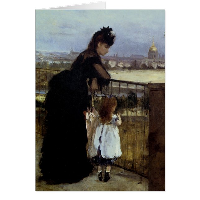 Sur le balcon par Berthe Morisot (Devant)