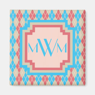Sur le Jacquard de plage Magnet