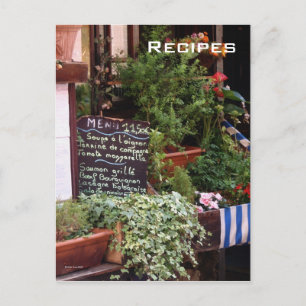 Sur le menu Carte postale
