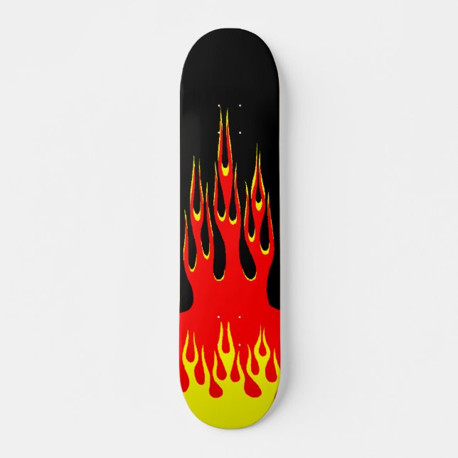 Sur le skateboard de feu (Devant)