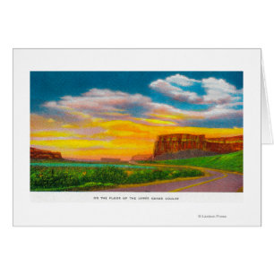 Sur le sol du barrage Upper Grand Coulee