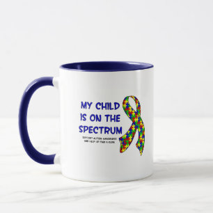 Sur le spectre (couleurs vives) Mug