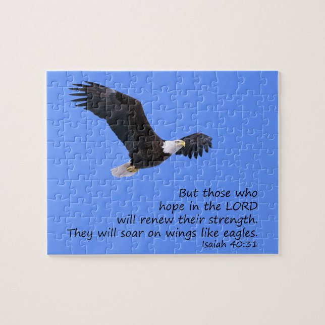 Sur les ailes comme Eagles Puzzle (Horizontal)