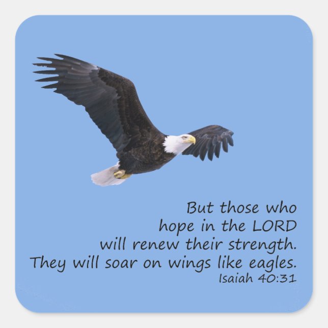 Sur les ailes comme les Stickers Aigles (Devant)