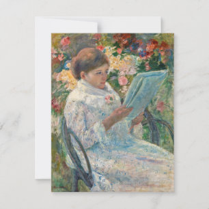 Sur un balcon par Mary Cassatt Flat Card