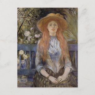 Sur un Banc par Berthe Morisot Carte Postale
