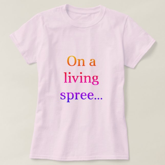 Sur Un T-shirt Vivant (Design devant)