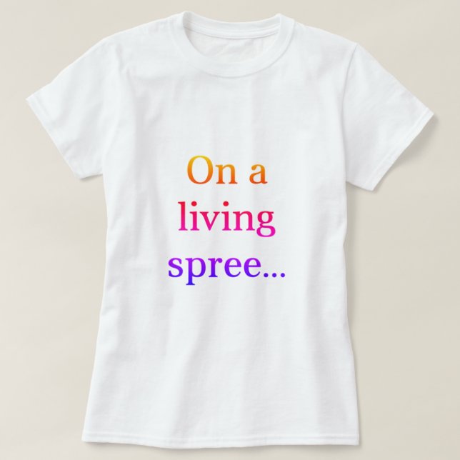 Sur Un T-shirt Vivant (Design devant)