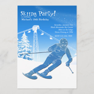 Sur Une Invitation À Ski En Course