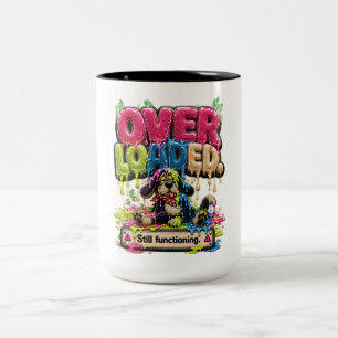 Surchargé Fonctionne Encore Mug Personnalisé Drôle