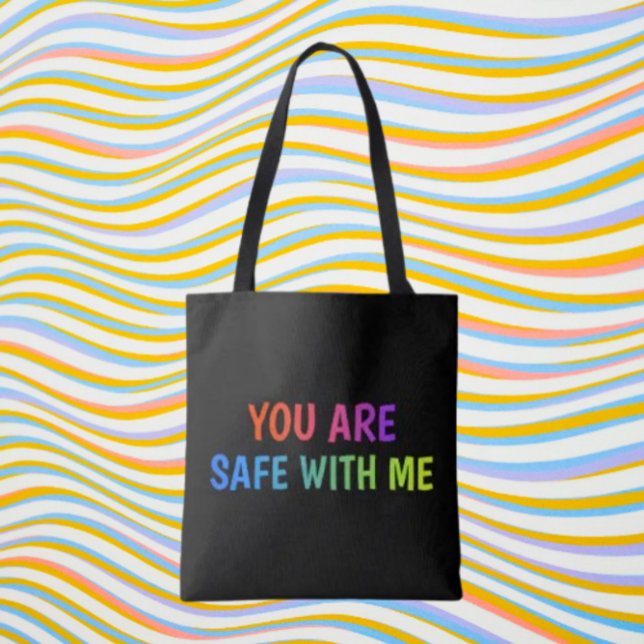 Sûre avec moi – Sac fourre-tout Pride Ally (Créateur téléchargé)
